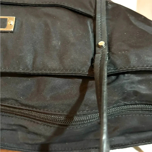 Tumi black nylon shoulder handbag - Picture 8 of 11
